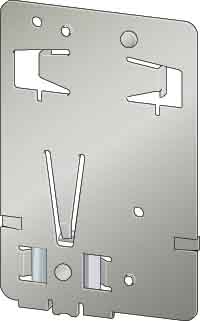 Eaton Clipsplatte für Baugröße 1 NZM1-XC35