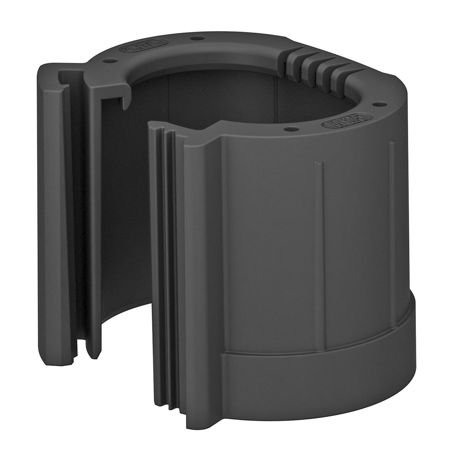 OBO Bettermann Vertr Rohrendtülle teilbar M63, PE, sw 129 TB M63 - 2047995