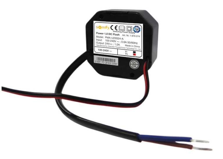 Somfy Netzteil 230VAC/24VDC1,0A 1870274
