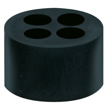 Flexa Mehrfachdichteinsatz 4 mm, für M 32 x 1,5 DE-M, TPE, M32, 6x4 - 10322M32604
