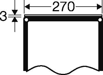 Hensel Verschlussplatte 270mm FP VP 27 - 68000065