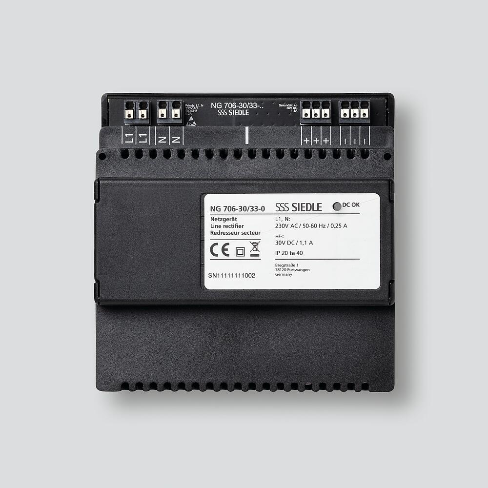 Siedle&Söhne Netzgerät Schwarz NG 706-30/33-0