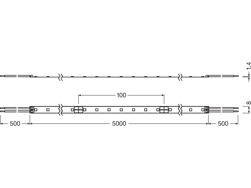 Ledvance LED-Strip PERFORMANCE-1500 -1500/840/5