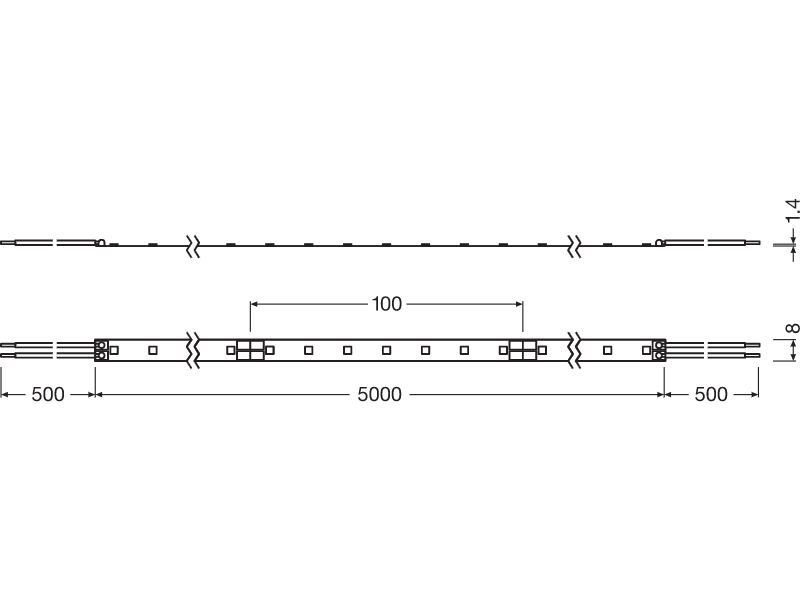 Ledvance LED STRIP PERFORMANCE-1000 -1000/840/5