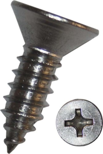 Dresselhaus Senk-Blechschraube Kreuzschlitz H, A2 3416/000/01 4,8x45 - 3416/000/01 4,8x45