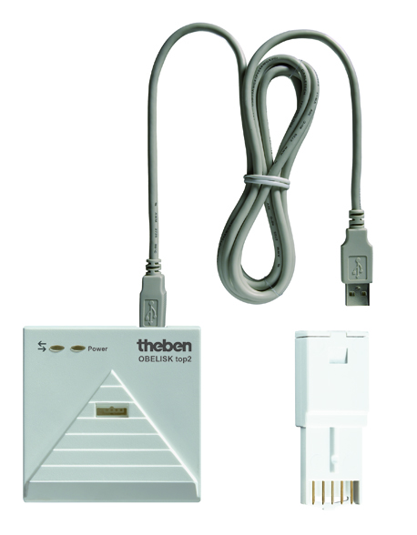 Theben Programmierset top2 PC-Set OBELISK - 9070409 Theben Programmierset top2 PC-Set OBELISK - 9070409