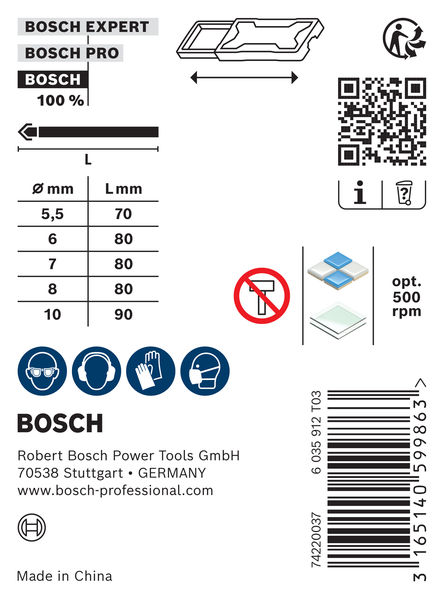 Bosch Power Tools CYL-9 Ceramic dry Fliesenbohrer-Set 2608587170