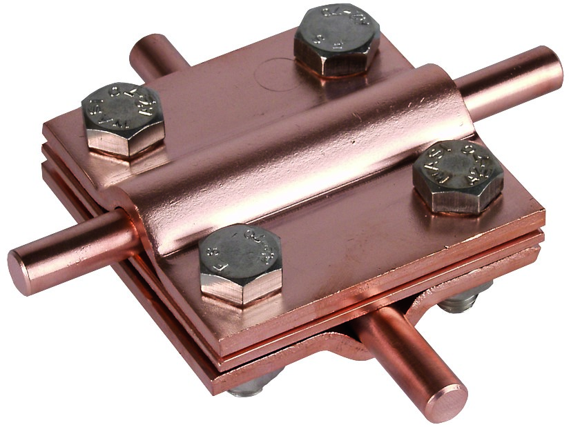 DEHN Kreuzstück Cu f.Rd 8-10/8-10mm KS8.108.10FL30ZPCU