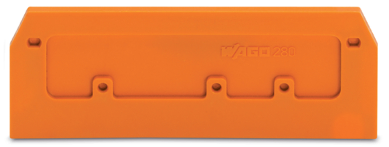WAGO GmbH & Co. KG Abschluss-/Trennplatte orange, 2,5mm 280-371