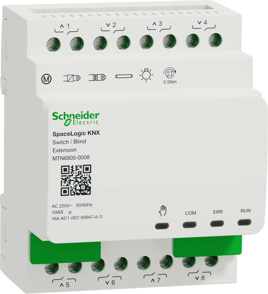 Schneider Electric Erweiterung Schalt./Jalou. SpaceLogic KNX MTN6805-0008 Schneider Electric Erweiterung Schalt./Jalou. SpaceLogic KNX MTN6805-0008