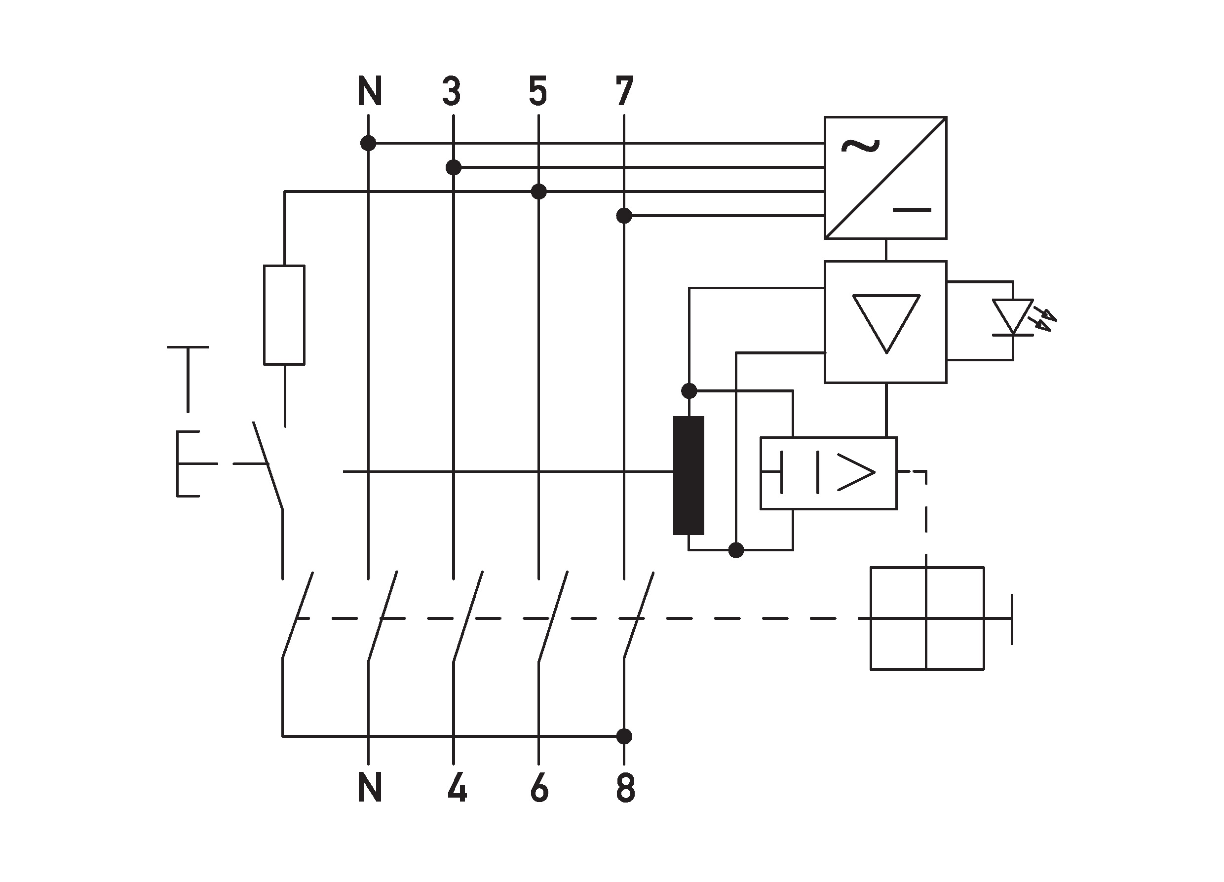 Doepke FI-Schalter DFS4063-4/0,50-BSKHD - 09147998HD