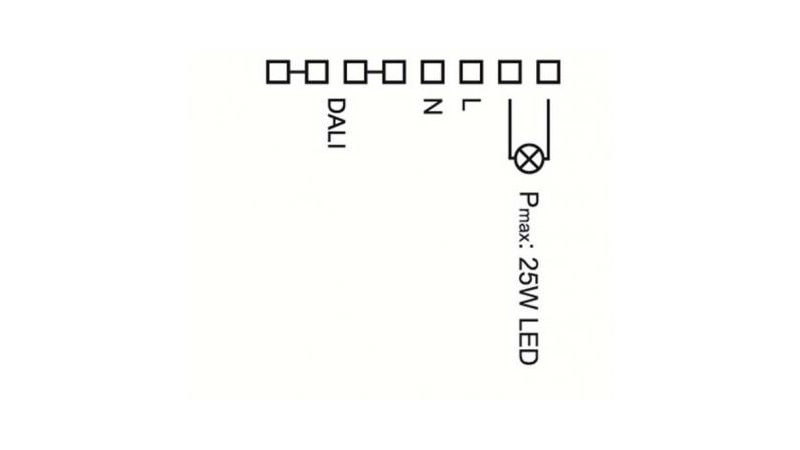 Lunatone lighting management DALI LED Trailing Edge phase cut dimmer DALI PD