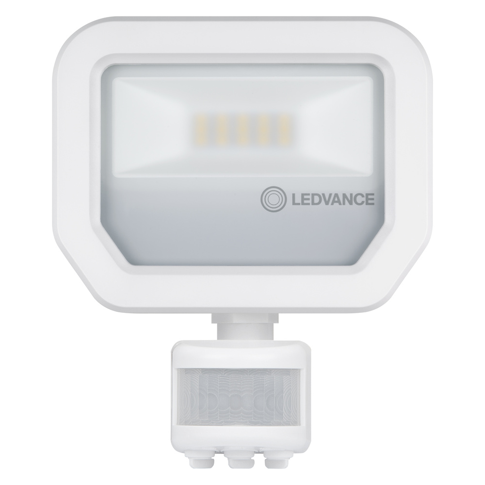 Ledvance LED-Fluter FLOODLIGHT SENSOR 10 W 4000 K SYM 100 S WT - 4058075460898