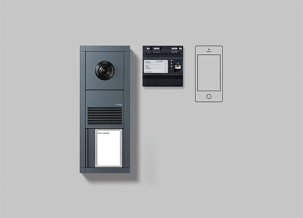 Siedle&Söhne Video Set Vario mit SG 150 Anthrazitgrau VVSG 700-1 AG