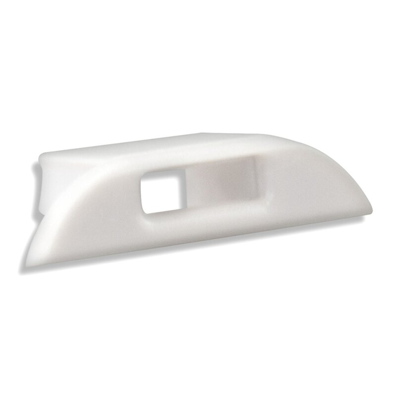 DOTLUX PVC end cap for profile/cover DXA17/H gray, with cable gland - 3961