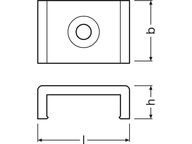 Ledvance Flat Profiles for LED Strips -PF04/MB - 4058075276857