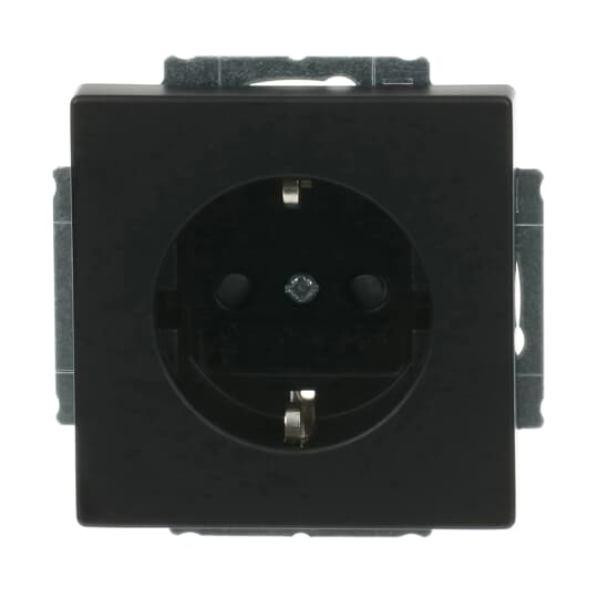 Busch-Jaeger SCHUKO Steckdosen-Einsatz schwarz matt 2300 EUCB-885 günstig online kaufen