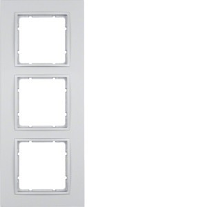 Berker Rahmen alu/matt 3fach 10136424 - 10136424