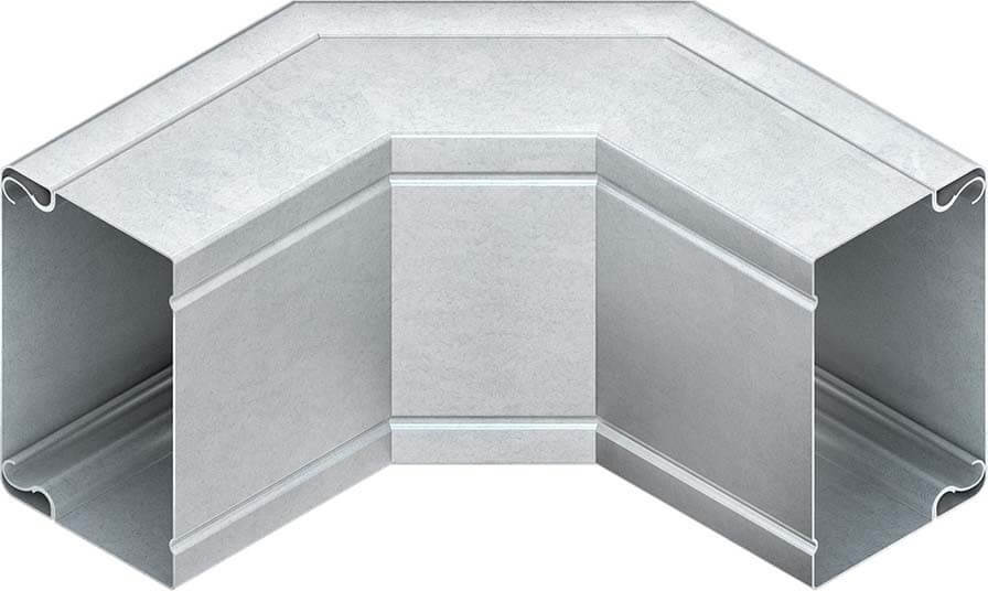 Niedax Außeneck 2x45Gr. 100x100mm LUAD 100.100 E3