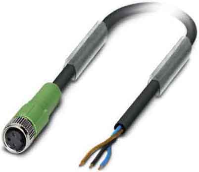 Phoenix Contact Sensor-Kabel, Buchse M8 gerade,3p.,3m SAC3P-3,0-PUR/M8FS