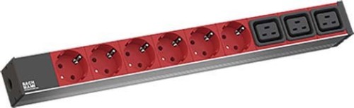 Bachmann Steckdosenleiste 6xSchutzk.rot 800.2333 - 8002333