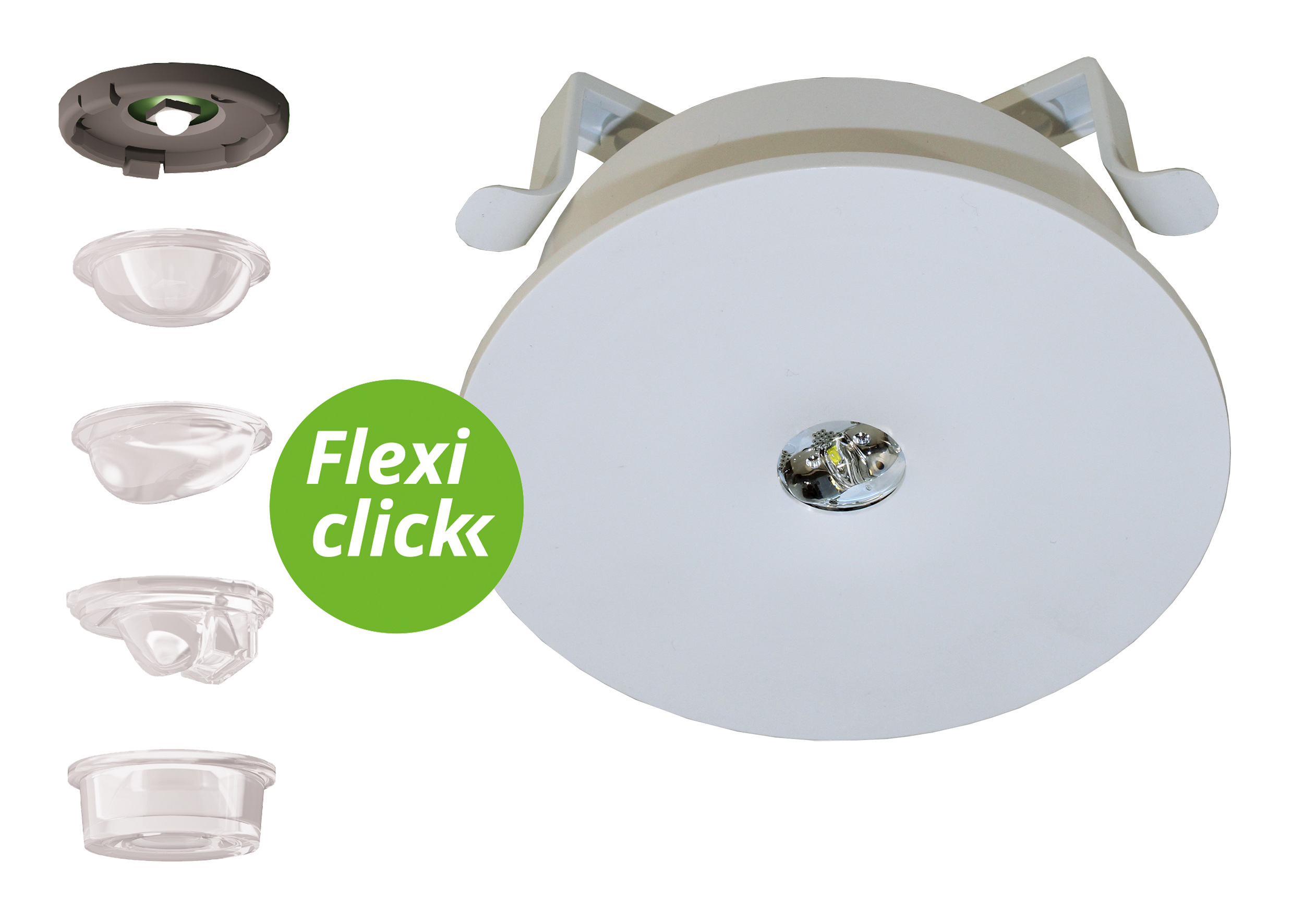 RP-Technik LED-Sicherheitsleuchte Einbau, Linsensystem ILEL423SC