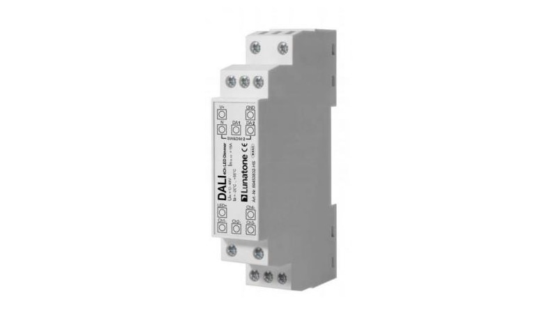 Lunatone Light Management LED-Dimmer DALI 4Ch LED Dimmer CV 16A DIN-Rail