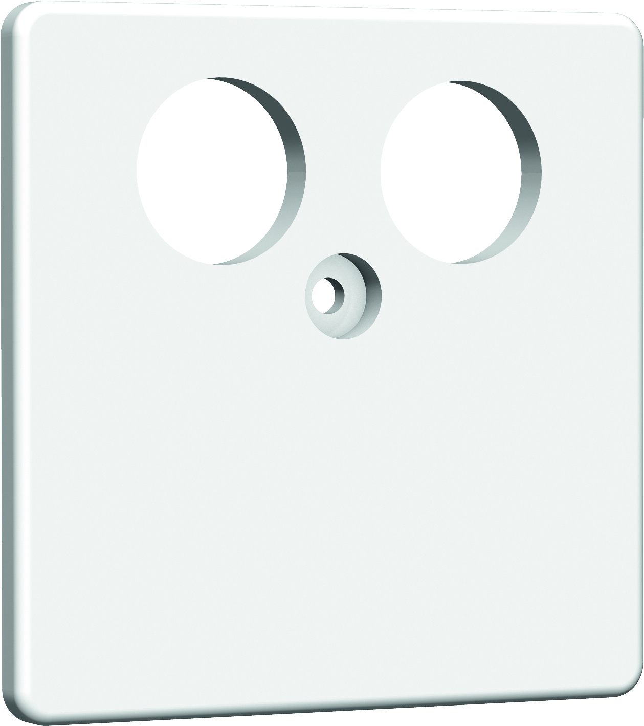 Homeway Zentralplatte TV 50x50mm rw HAXHSE-G0201-C001
