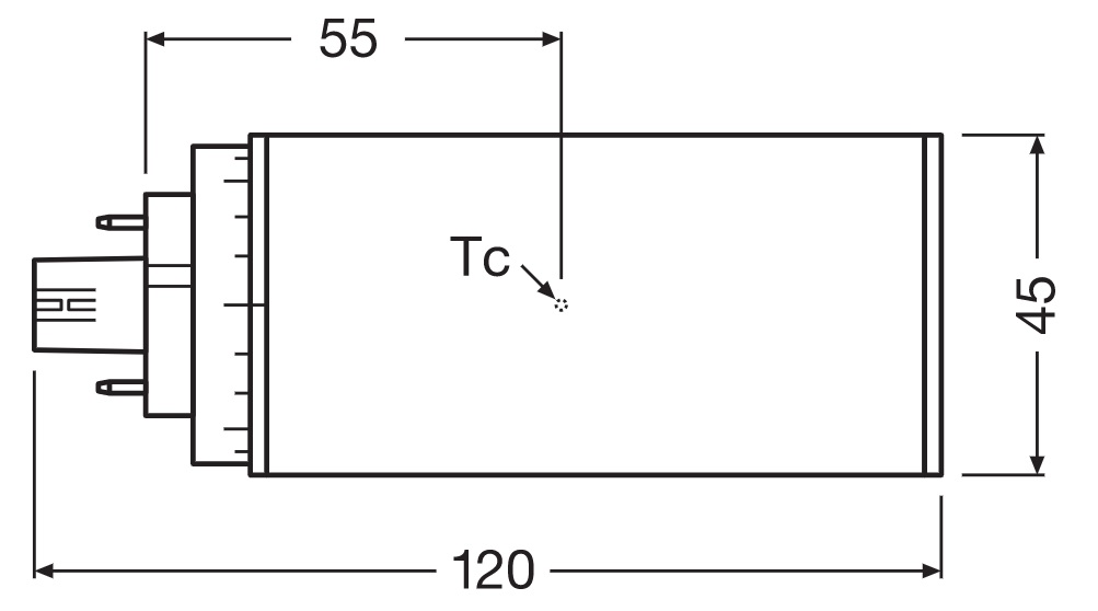 Ledvance LED-Leuchtmittel Osram DULUX T/E LED HF & AC Mains 7 W/4000 K – Ersatz für KLLni 18 W