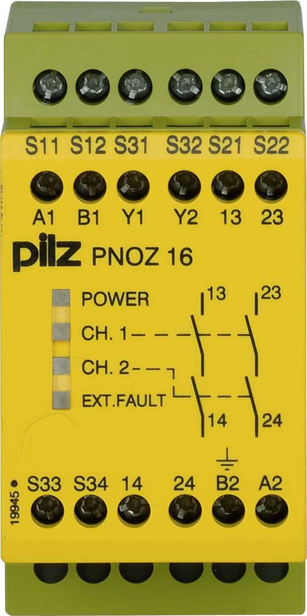 Pilz Not-Aus-Schaltgerät 230VAC 24VDC 2n/o PNOZ 16 #774066 - 774066 Pilz Not-Aus-Schaltgerät 230VAC 24VDC 2n/o PNOZ 16 #774066 - 774066