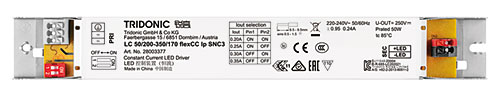 Tridonic LED driver LC 50/200-350/170 flexCC lp SNC3