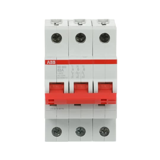 ABB Stotz S&J Lasttrennschalter 3-polig, 63A SD203/63