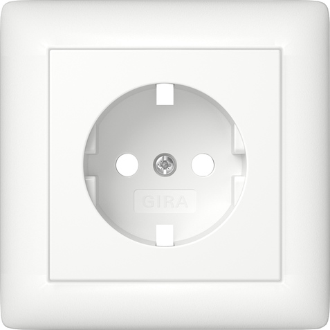 Gira Abd. SCHUKO-Steckd. Vollpl. 492904