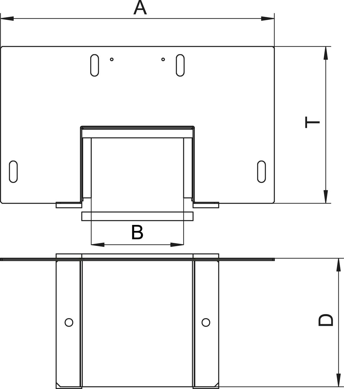 OBO Bettermann Vertr Wandanschluss I120 100x250mm BSKM-WA 1025 - 7216480