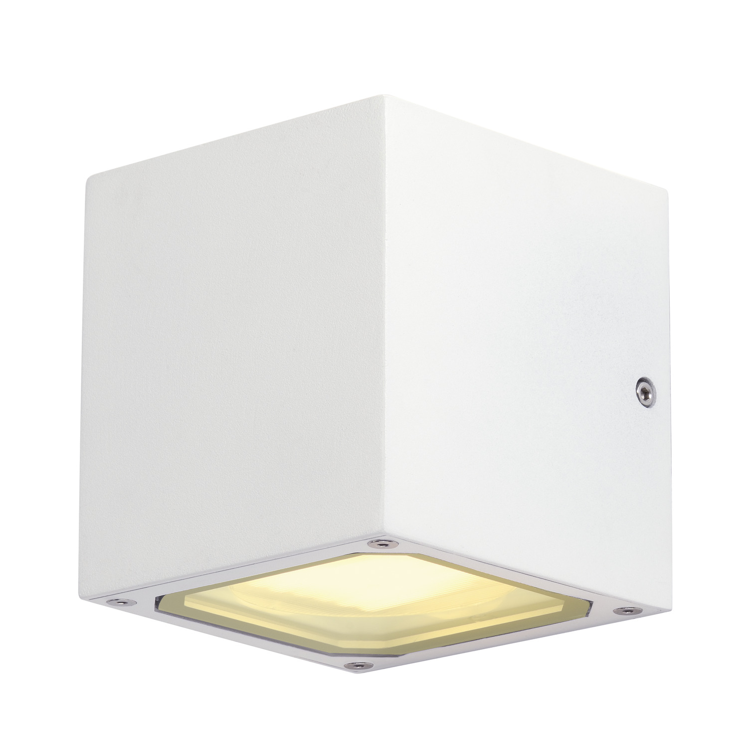 SLV SITRA CUBE, Outdoor Wandleuchte, TCR-TSE, IP44, weiß, max. 18W - 232531