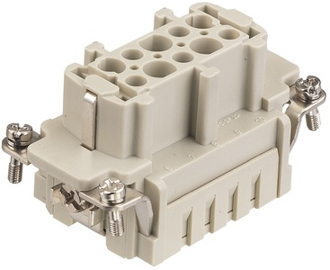 Harting Crimpanschluss Buchseneinsatz 09330102702