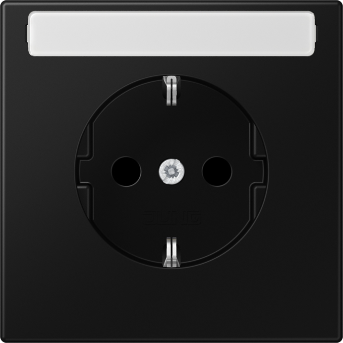 Jung SCHUKO Steckdose m.Schriftfeld LS 1520 NA SWM günstig online kaufen