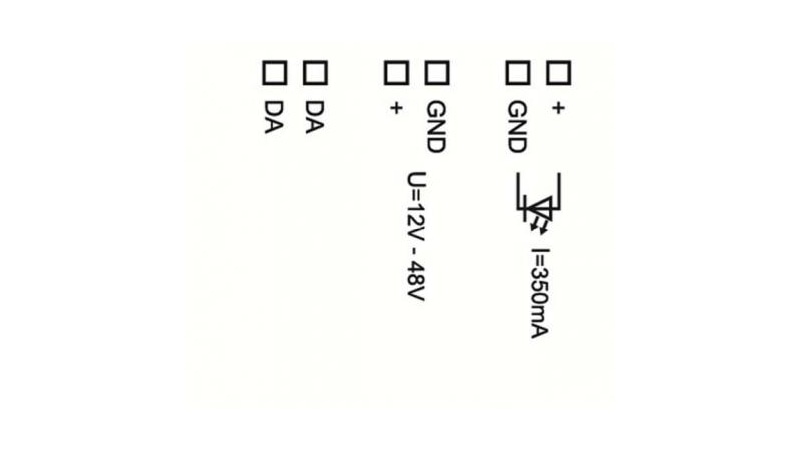 Lunatone Light Management LED-Dimmer DALI 1Ch CC 350mA