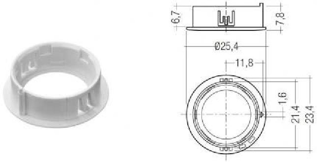 Tridonic basicDIM Mounting Ring