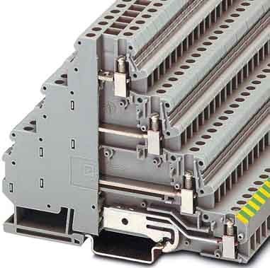 Phoenix Contact Dreileiter-Klemme 0,2-6qmm,gr DLK 4-PE - 3011999