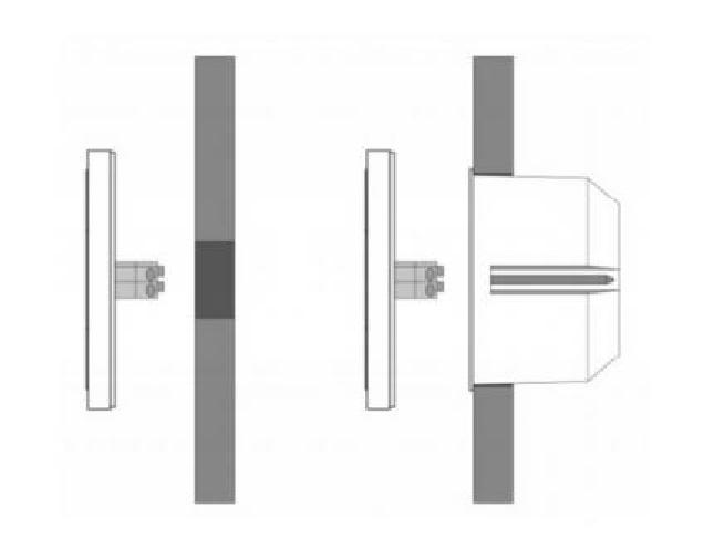 Lunatone Taster-Steuermodul DALI Switch Cross Weiß