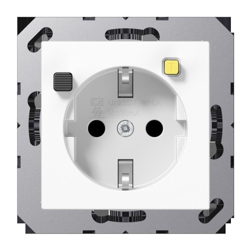 Jung FI-SCHUKO-Steckdose aws 16A 250V A 5520.30 WW - A5520.30WW günstig online kaufen