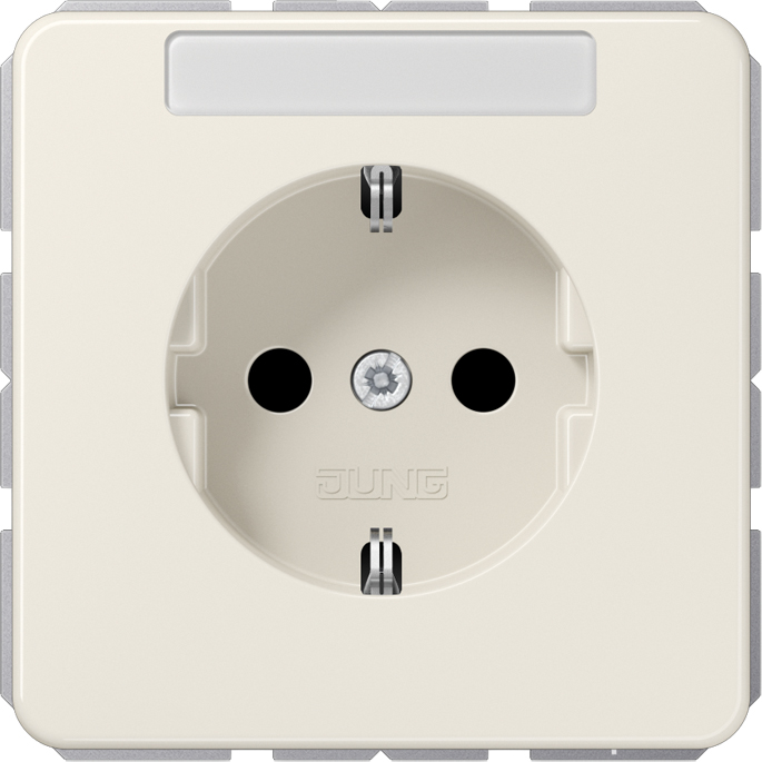 Jung SCHUKO-Steckdose 16A 250V mit Schriftfeld CD 1520 NA