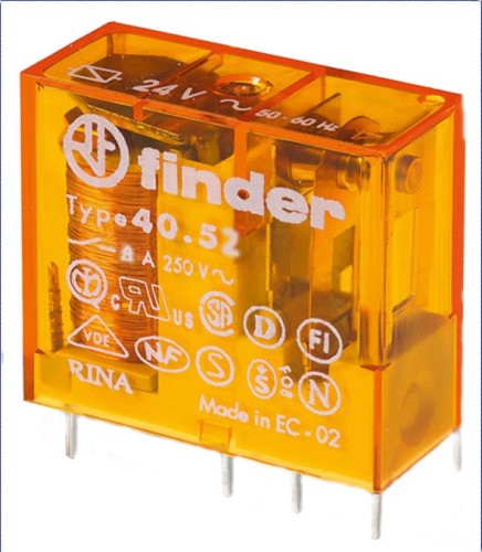 Finder Steck-/Print-Relais 2W 40.52.8.012.5000 - 405280125000
