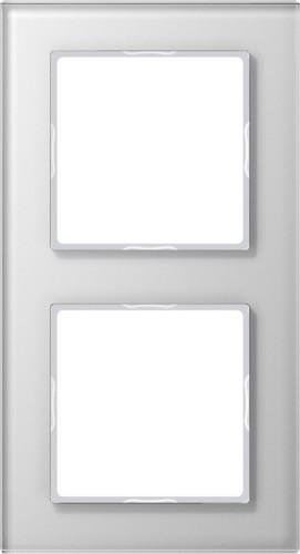Jung Glasrahmen 2-fach aws waage/senkrecht AC 582 GL WW - AC582GLWW günstig online kaufen