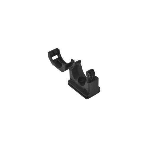 Fränkische Wellrohrhalter schwarz COPA-S-23B - 4892121700