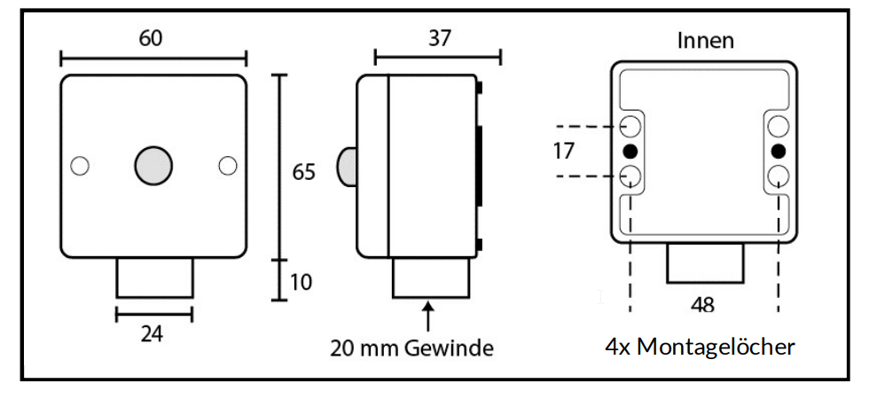 Aimotion PIR-Bewegungsmelder + Helligkeitssensor 