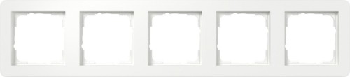 Gira Abdeckrahmen 5fach reinweiß m 0215151 - 0215151
