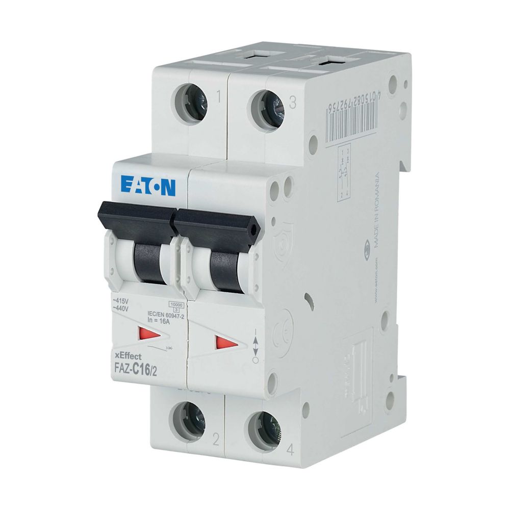 Eaton Leitungsschutzschalter C 16A, 2p FAZ-C16/2 - 278760