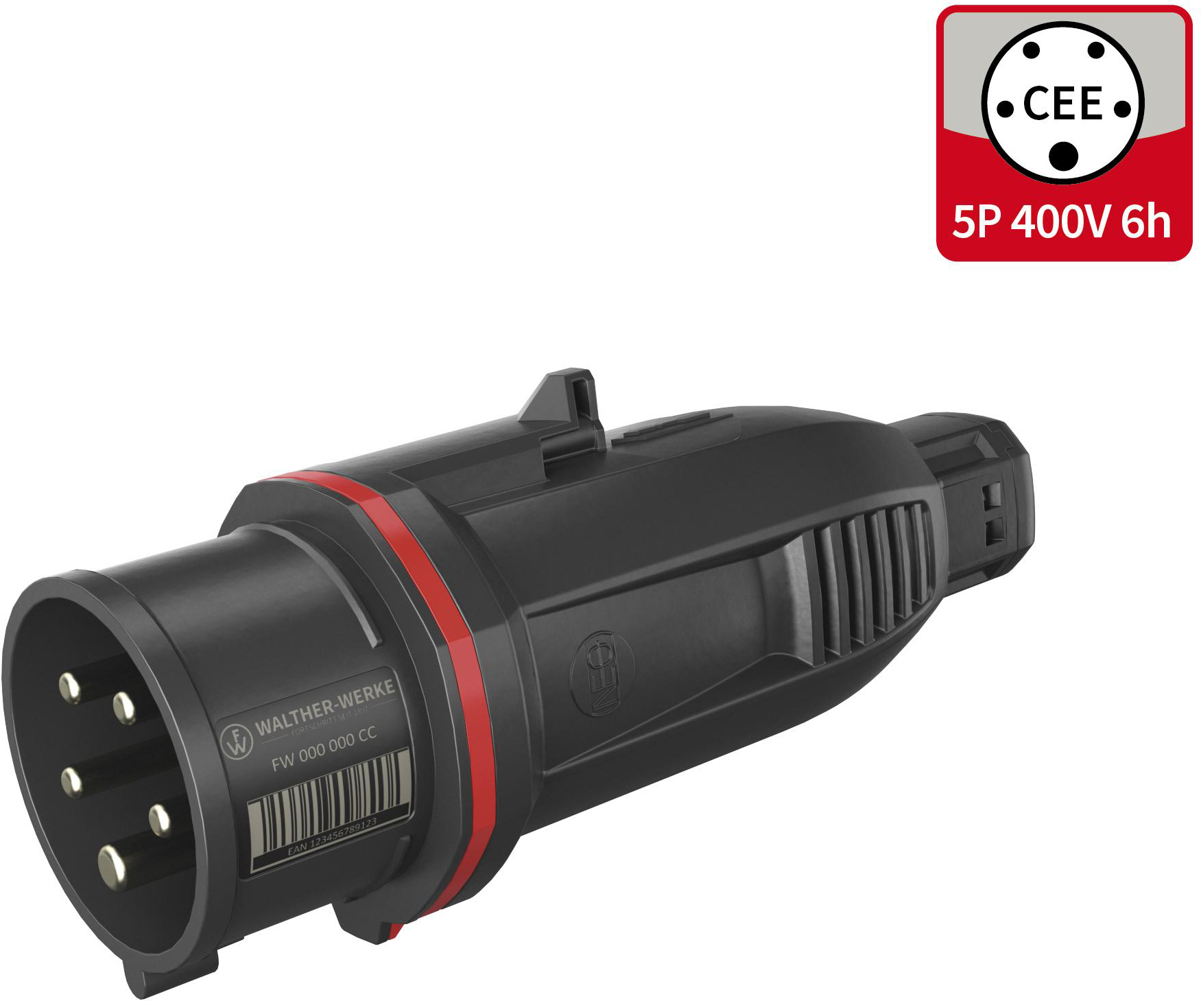 Walther Werke CEE NEO Stecker 16A 5P 6h IP54 FW210506CC